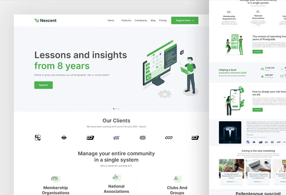 landing page design